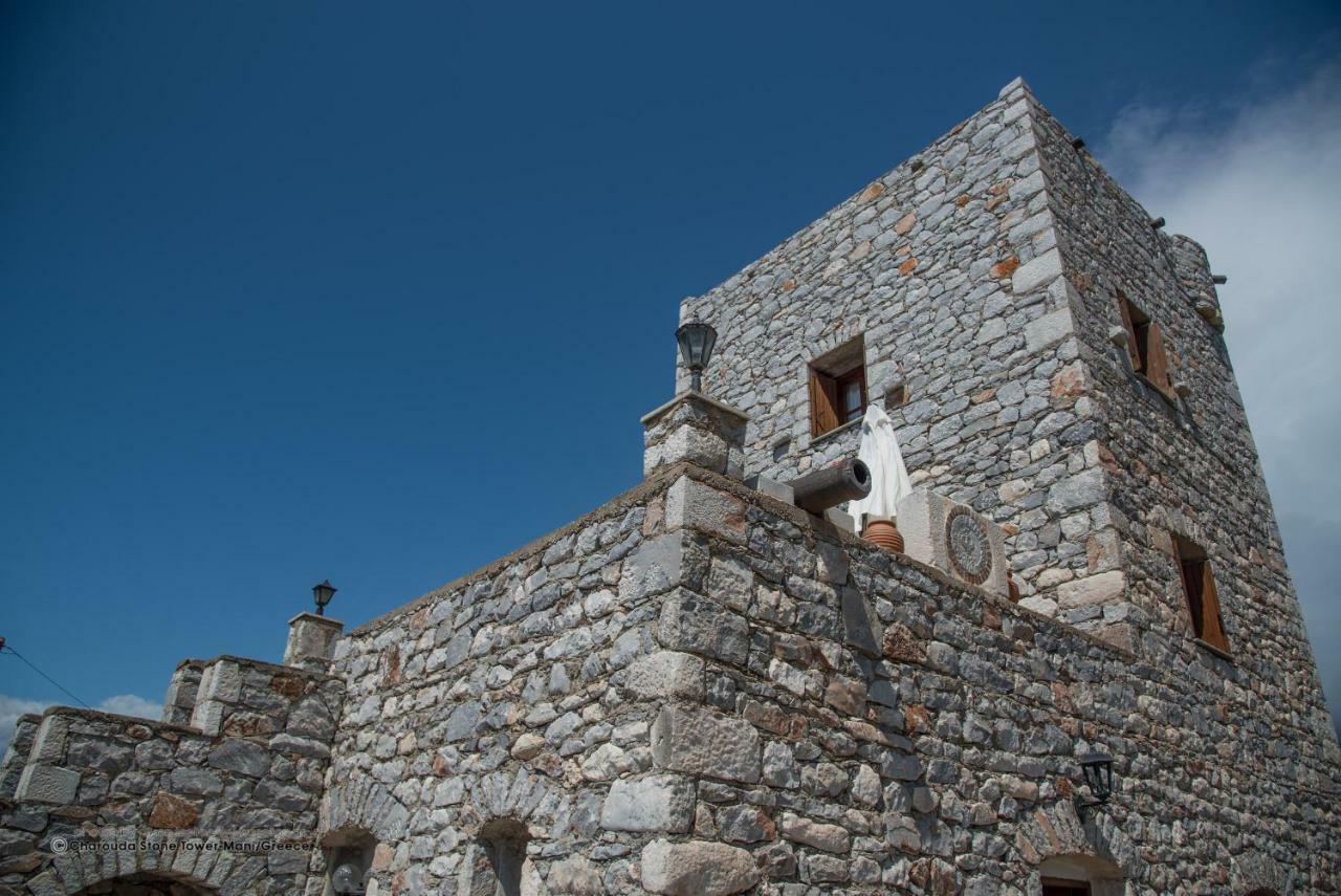 Charouda Stone Tower Apartment Pírgos Dhiroú Екстериор снимка