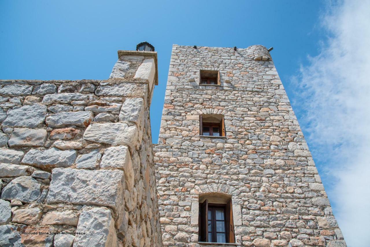 Charouda Stone Tower Apartment Pírgos Dhiroú Екстериор снимка